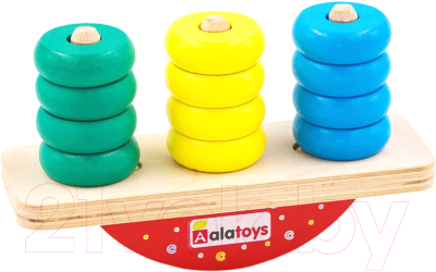 Развивающая игрушка Alatoys Игра-баланс Пирамидка / БЛ04