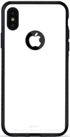 Чехол-накладка Case Glassy для iPhone X (белый, фирменная упаковка) - 
