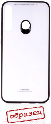 Чехол-накладка Case Glassy для Galaxy J7 2017 (белый)