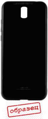 Чехол-накладка Case Glassy для Galaxy J7 2017 (черный)