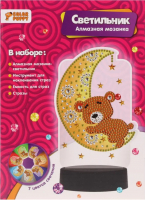 

Набор для творчества Color Puppy, Светильник Мишка на луне / 70092