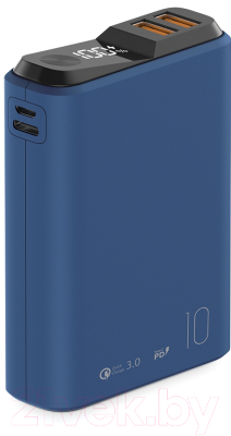 Изображение товара Портативное зарядное устройство Olmio QS-10 10000mAh / 043839 (темно-синий)