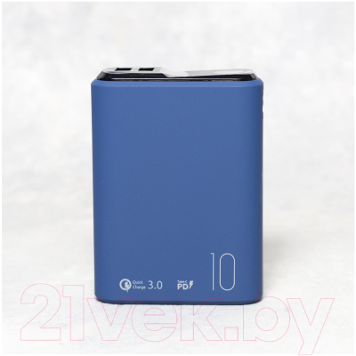 Изображение товара Портативное зарядное устройство Olmio QS-10 10000mAh / 043839 (темно-синий)