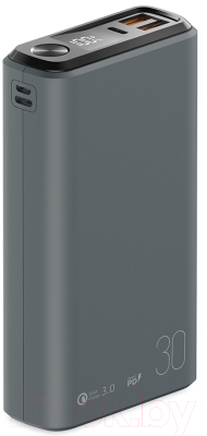 Портативное зарядное устройство Olmio QS-30 30000mAh / 043845 (космический серый)