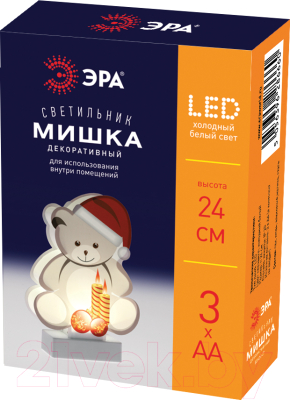 Световая фигурка ЭРА EGNDS-07 Мишка 1 LED / Б0051931