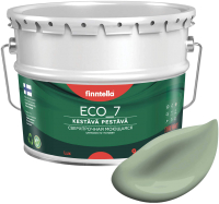 Краска Finntella Eco 7 Pastellivihrea / F-09-2-9-FL042 (9л, светло-зеленый хаки) - 