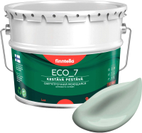 Краска Finntella Eco 7 Meditaatio / F-09-2-9-FL043 (9л, серо-зеленый) - 