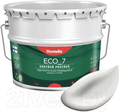 Краска Finntella Eco 7 Pilvi / F-09-2-9-FL050 (9л, темно-белый)