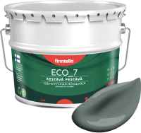 Краска Finntella Eco 7 Salvia / F-09-2-9-FL051 (9л, серо-зеленый) - 