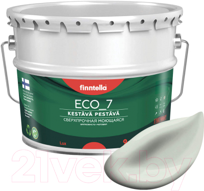 Краска Finntella Eco 7 Pinnattu / F-09-2-9-FL055 (9л, светло серо-зеленый)
