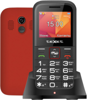 Мобильный телефон Texet TM-B418 (красный) - 