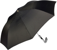 Зонт складной Pasotti Auto Snake Silver Rombes Black - 