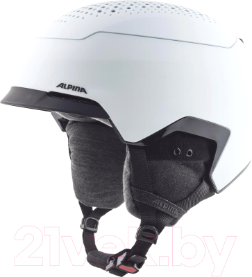 Шлем горнолыжный Alpina Sports 2021-22 Gems / A9235-10 (р-р 51-55, белый матовый)