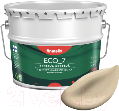 Краска Finntella Eco 7 Toffee / F-09-2-9-FL069 (9л, песочный)