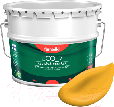 Краска Finntella Eco 7 Okra / F-09-2-9-FL113 (9л, желто-красный)