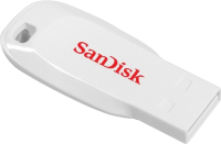 Usb flash накопитель SanDisk Cruzer Blade White 16GB (SDCZ50C-016G-B35W) - 