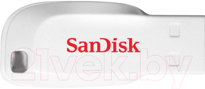 Usb flash накопитель SanDisk Cruzer Blade White 16GB (SDCZ50C-016G-B35W)