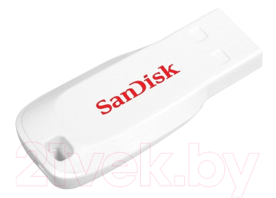 Usb flash накопитель SanDisk Cruzer Blade White 16GB (SDCZ50C-016G-B35W)