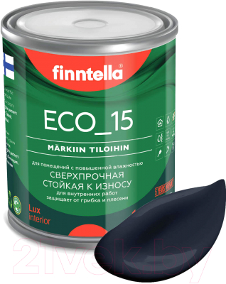 Краска Finntella Eco 15 Nevy / F-10-1-1-FL001 (900мл, темно-синий)