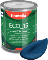 Краска Finntella Eco 15 Sininen Kuu / F-10-1-1-FL003 (900мл, лазурно-синий) - 