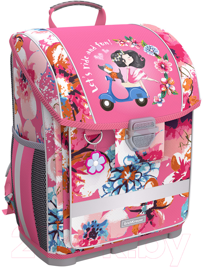 Школьный рюкзак Erich Krause ErgoLine 16L Flower Scooter / 52572