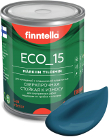 Краска Finntella Eco 15 Myrsky / F-10-1-1-FL011 (900мл, бирюзовый) - 