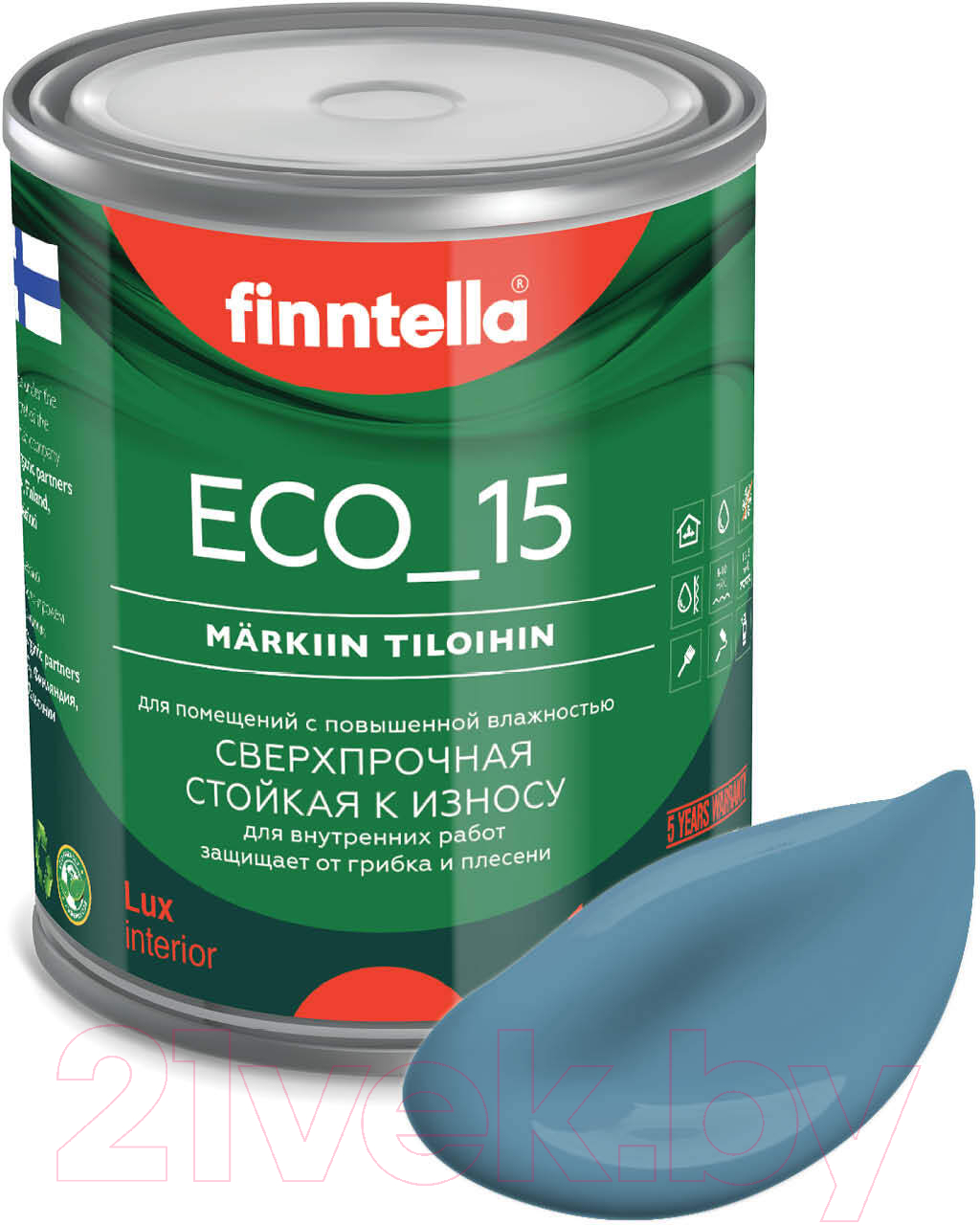 Краска Finntella Eco 15 Terassininen / F-10-1-1-FL013