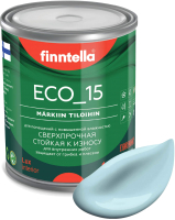 Краска Finntella Eco 15 Jaata / F-10-1-1-FL018 (900мл, светло-голубой) - 