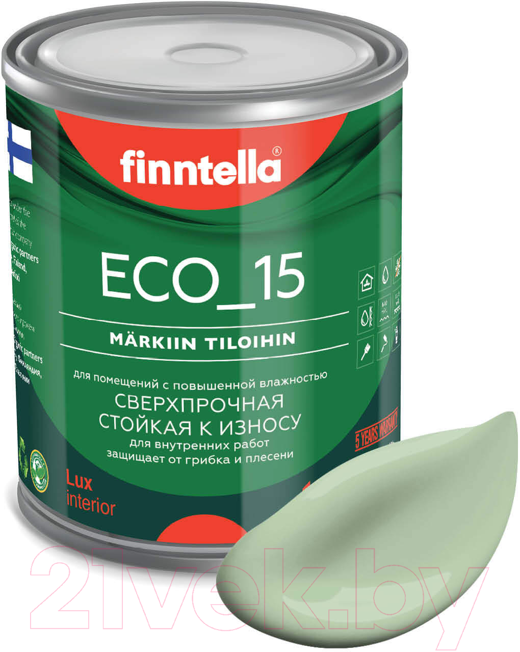 Краска Finntella Eco 15 Omena / F-10-1-1-FL027