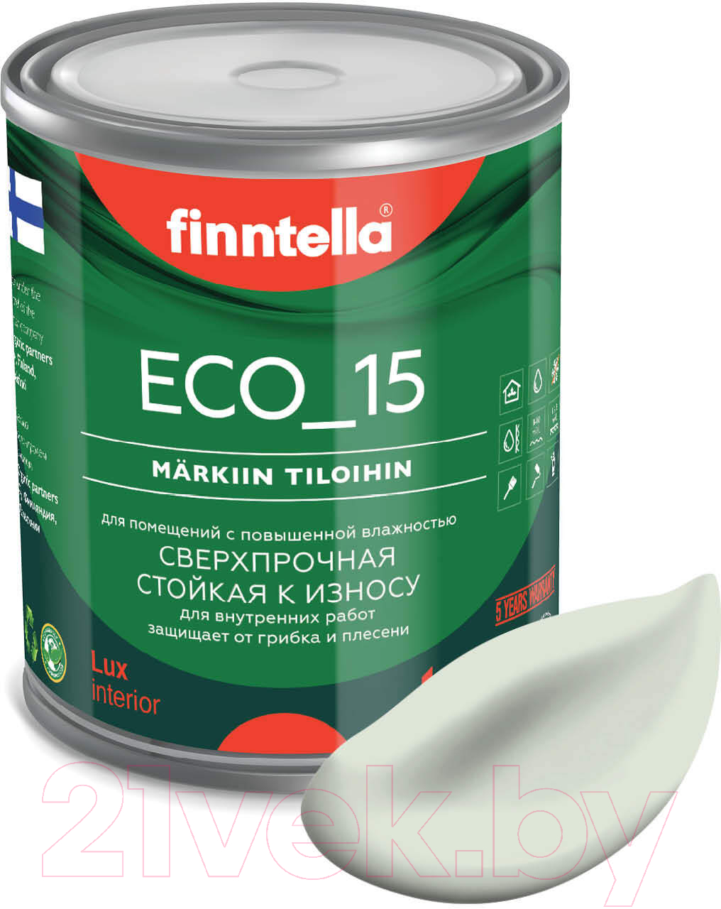 Краска Finntella Eco 15 Minttu / F-10-1-1-FL028