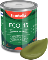 Краска Finntella Eco 15 Ruoho / F-10-1-1-FL030 (900мл, травяной зеленый) - 