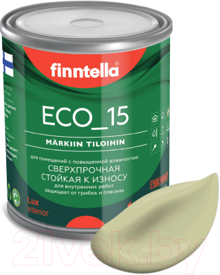 Краска Finntella Eco 15 Lammin / F-10-1-1-FL034 (900мл, бледно-зеленый)