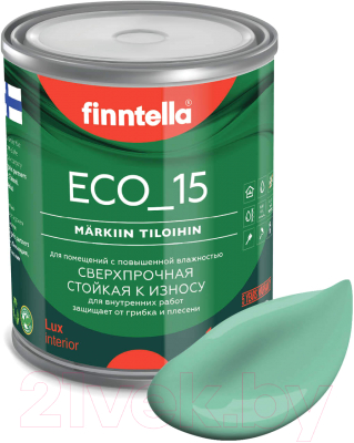 Краска Finntella Eco 15 Viilea / F-10-1-1-FL037 (900мл, светло-бирюзовый)