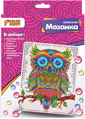 Изображение товара Набор алмазной вышивки Color Puppy Сова / 70019