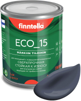 Краска Finntella Eco 15 Monsuuni / F-10-1-1-FL045 (900мл, холодно-серый) - 