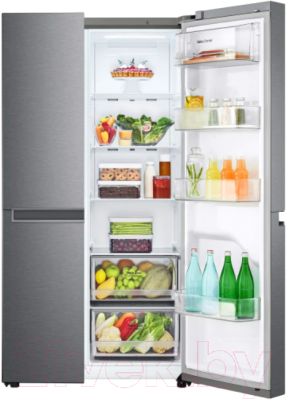 Холодильник с морозильником LG GC-B257JLYV