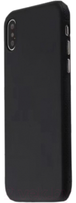 Чехол-накладка Case Deep Matte v.2 для iPhone X (черный, фирменная упаковка)