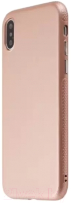 Чехол-накладка Case Deep Matte v.2 для iPhone X (золотой, фирменная упаковка)