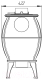 Миниатюра изображения товара Печь отопительно-варочная ProMetall Бахта / p0008 (черный)