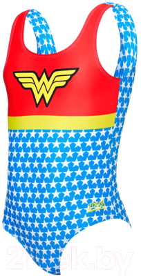 Купальник детский ZoggS Wonderwoman Scoopback / 5190190 (р-р 05-06Y/24, мультицвет)
