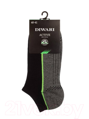 Изображение товара Носки Diwari Active 044 (р.25, черный/темно-серый)