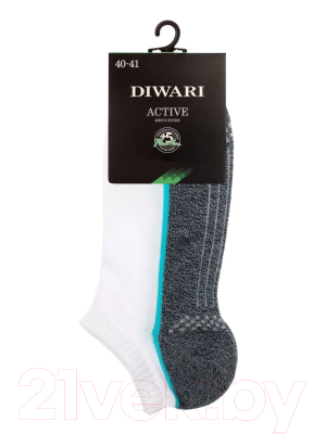 Носки Diwari Active 044 (р.29, белый-джинс)