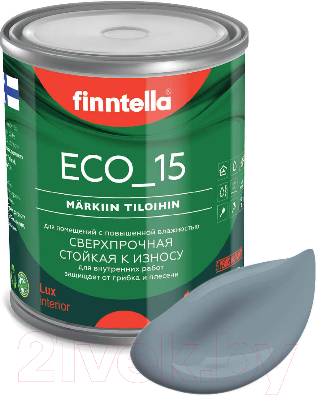 Краска Finntella Eco 15 Liuskekivi / F-10-1-1-FL046