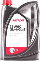 Трансмиссионное масло Patron Original GL4/GL5 75W90 (1л) - 
