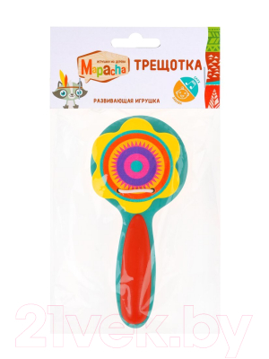 Музыкальная игрушка Mapacha Трещотка / 76434 (синий/желтый)