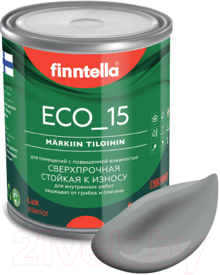 Краска Finntella Eco 15 Tiina / F-10-1-1-FL058 (900Мл, темно-серый)