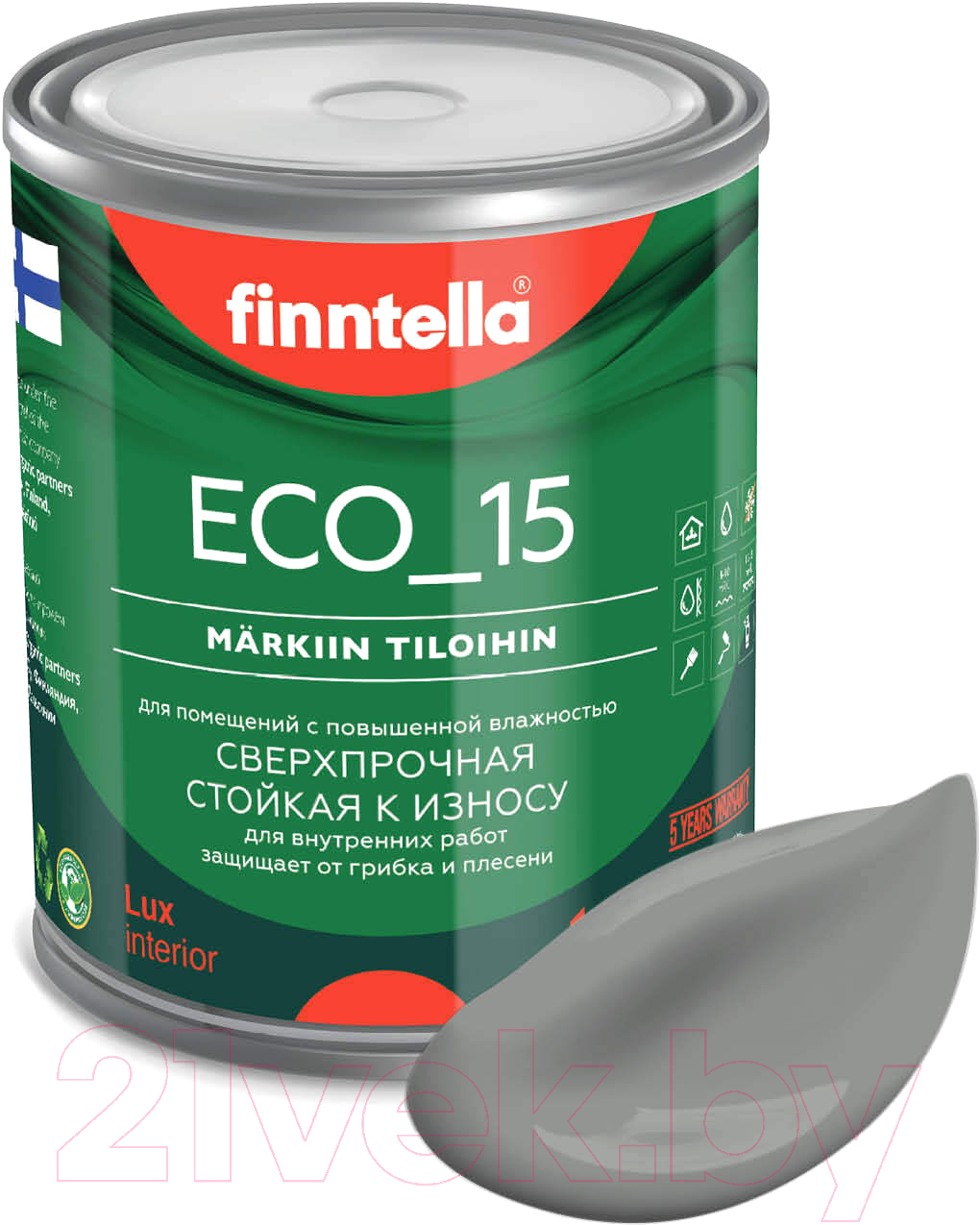 Краска Finntella Eco 15 Kivia / F-10-1-1-FL059