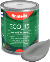 Краска Finntella Eco 15 Kivia / F-10-1-1-FL059 (900мл, серый) - 