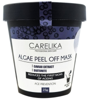 Маска для лица альгинатная Carelika Algae Peel Off Mask Caviar Extract Diatomite Age Prevention (25г) - 