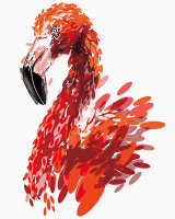 Картина по номерам PaintBoy Красный фламинго / GT61089 - 